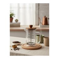 Tohana Akasya Kapaklı French Press 600 ML