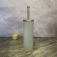 Tohana Gri Renkli Metal Tuvalet Fırçalık
