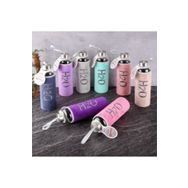 Tohana Peluş Kılıflı 600 ml Mor Cam Matara