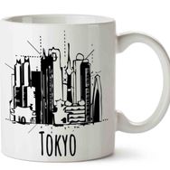 Tokyo City Skyline Cool Japan Souvenir Baskılı Kupa