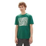 Tom Tailor 10778 Hunter Green Denim Erkek Basic Baskılı T-shirt