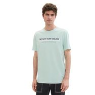 Tom Tailor 17549 Denim Deniz Köpüğü Baskılı Pamuk Erkek Slim Fit T-shirt