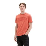 Tom Tailor 26202 Basic Polo Flamingo Çiçeği Erkek T-shirt