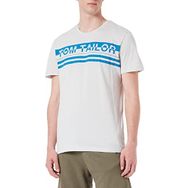 Tom Tailor 29767 Gri Rough Grey Baskılı Erkek T-shirt