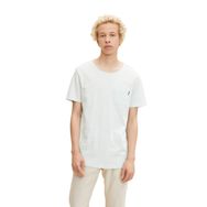 Tom Tailor 29885 Aqua White Yd Stripe Denim Erkek T-shirt