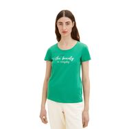 Tom Tailor 31032 Canlı Yaprak Yeşili Kadın T-shirt