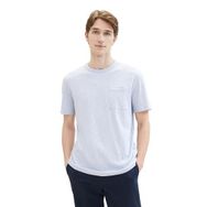 Tom Tailor 34964 Foggy Blue Finestripe Erkek T-shirt