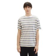 Tom Tailor 34982 Denim Siyah Multi Stripe Erkek T-shirt