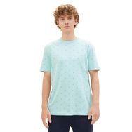 Tom Tailor 34996 Denim Mavi Dikey D Baskı Erkek T-shirt