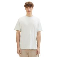 Tom Tailor 35001 Denim Yeşil Beyaz Slub Yapısı Erkek T-shirt
