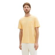 Tom Tailor 35069 Sarı Öğütme Yapısı Erkek T-shirt