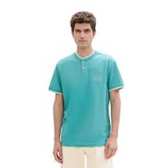 Tom Tailor 35272 Basic Çayır Camgöbeği Erkek T-shirt