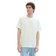 Tom Tailor 35379 Yeşil Dalgalı Yaprak Tasarımı Erkek T-shirt