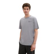 Tom Tailor 35596 Basic Çizgili Lacivert Beyaz Çizgili Erkek T-shirt