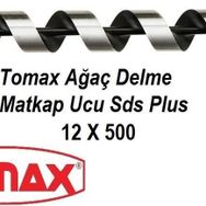 Tomax SDS Plus Ağaç Delme Ahşap Delme Delici 12x500 Matkap Ucu