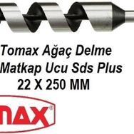 Tomax SDS Plus Ağaç Delme Ahşap Delme Delici 22x250 Matkap Ucu