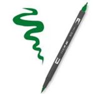 Tombow 245 Dual Brush Sap Yeşili Grafik Çizim Kalemi