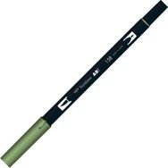Tombow Dual Brush Pen 158 Dark Olive Grafik Çizim Kalemi