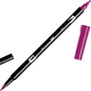 Tombow Dual Brush Pen 757 Port Red Grafik Çizim Kalemi