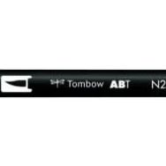 Tombow Dual Brush Pen N25 Lamp Black Grafik Çizim Kalemi