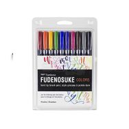 Tombow Fudenosuke 10'lu Set Brush Pen Fırça Uçlu Kalem
