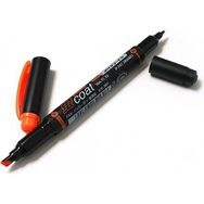Tombow : Kei-Coat : Çift Uçlu Fosforlu Kalem : Turuncu