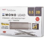 Tombow Mono Lead 0.5 mm 2B Min 12'li Kutu Kalem Uç