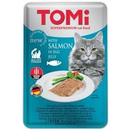 Tomi 100 gr Somon ve Yumurta Tahılsız Kedi Pouch Mama