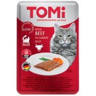 Tomi Havuç Jöleli Sığır Etli Pouch 100 gr Kedi Maması