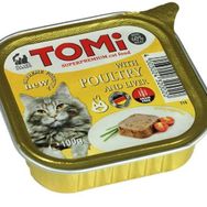 Tomi Pate Kümes Hayvanlı ve Ciğerli 100 gr Yetişkin Kedi Konservesi