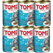 Tomi Somon ve Alabalıklı 400 gr x 6 Adet Kedi Konservesi