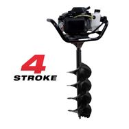 Tomking EA144P 200 mm 4 HP Çift Helezonlu 4 Zamanlı Toprak Burgu Makinesi