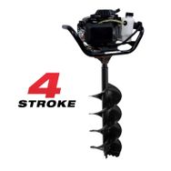 Tomking EA144P 250 mm 4 HP Çift Helezonlu 4 Zamanlı Toprak Burgu Makinesi