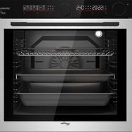 Tommatech TAF6001IS Inox Cam 60 cm Ankastre Elektrikli Fırın