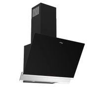 Tommatech TDE6003BG Siyah Cam 60 cm Duvar Tipi Ankastre Davlumbaz