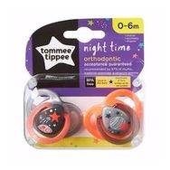 Tommee Tippee 2'li 0-6 Ay Ortodontik Gece Emziği