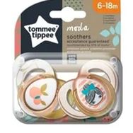 Tommee Tippee 2'li 6-18 Ay Kız Moda Emzik