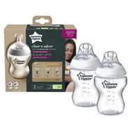 Tommee Tippee 2x260 ml Pp Closer To Nature Biberon