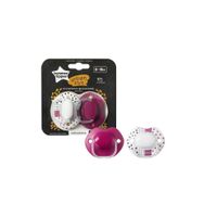Tommee Tippee 6-18 Ay Urban 2'li Emzik kız beyaz -pembe