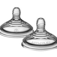 Tommee Tippee Orta Akış Ikili - Şeffaf Gelişmiş Antikolik Biberon Emzik
