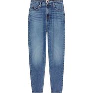 Tommy Hilfiger AH6158 Mom Slim Uh İndigo Kadın Kot Pantolon