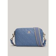 Tommy Hilfiger AW0AW16470C0Z Mavi Kadın 22,5x15x9 cm Çapraz Çanta