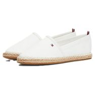 Tommy Hilfiger Basic Tommy Flat Espadrille Beyaz Kadın Ayakkabı