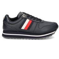 Tommy Hilfiger Corporate Lifestyle Runner FW0FW06744-DW5 Lacivert Kadın Ayakkabı