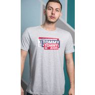 Tommy Hilfiger DM0DM01910 Gri Erkek T-Shirt