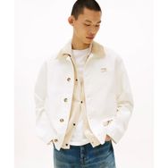 Tommy Hilfiger DM0DM21666-YBH Beyaz Cotton Chore Jacket Erkek Ceket