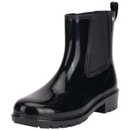 Tommy Hilfiger Flag Rainboot Siyah Kadın Bot