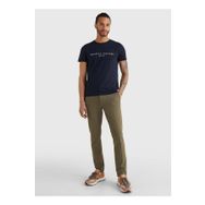 Tommy Hilfiger MW0MW11465403 Bisiklet Yaka Mavi Erkek T-shirt