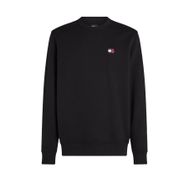Tommy Hilfiger TJM Reg Badge Crew Ext Siyah Erkek Sweatshirt