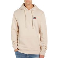 Tommy Hilfiger TJM Reg Badge Hoodie EXT Bej Erkek Sweatshirt